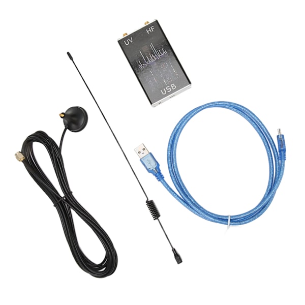 RTL SDR -radiovastaanotin, ammattimainen 100 kHz - 1,7 GHz UV HF USB -kannettava täyden kaistan vastaanotin viestintäjärjestelmää varten