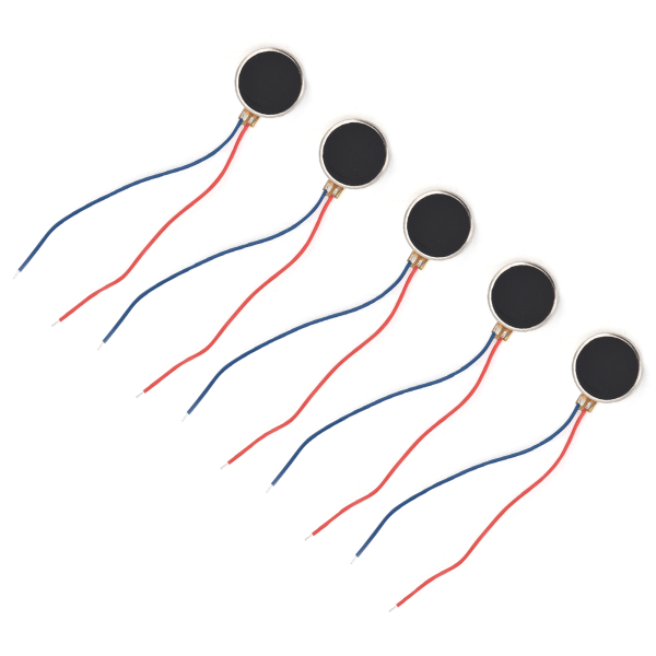 Mini Vibrationsmotor Liten Storlek Lätt Låg Brus Platt Knapp Typ Mikro Motor 3V