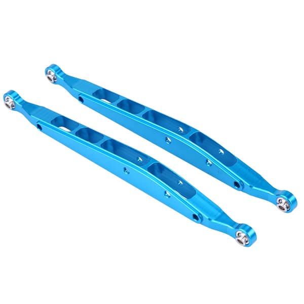 Bageste nedre chassisforbindelse i aluminiumslegering til Axial Rock Racer 90026 RC-bil (blå)