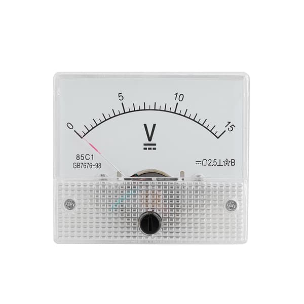 DC 0-15V DC Analog 85C1 Strömvoltmeter Spänning 2.5 Noggrannhet Spänning Analog Voltmeter Panel
