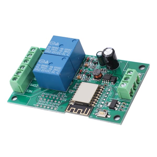 Wi-Fi relémodul tokanals PCB DC 8-80V for ESP8266 sekundær utvikling og læring