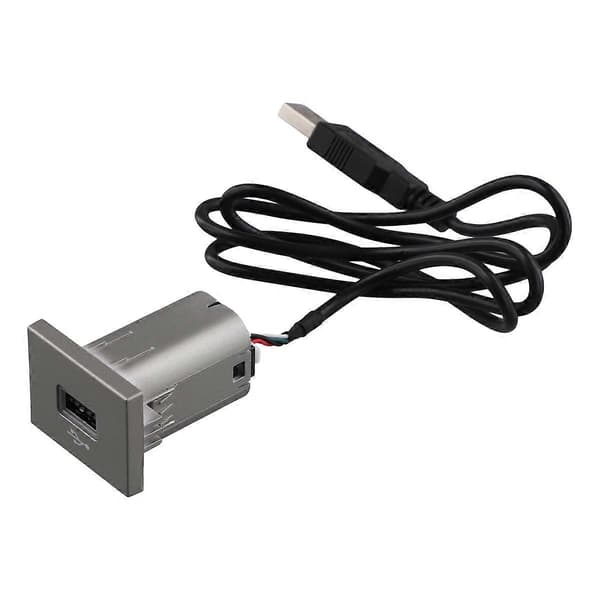 Bil USB-indgangsadapter Lydradio U-disk Flash-stik Grænsefladekabel til Focus 2 Mk2 2009-2011 Tilbehør SilverBlack