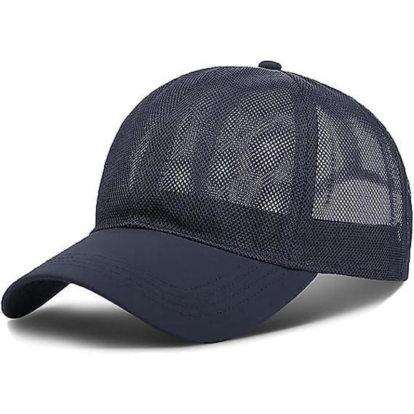 Pusteevne Tørket Tibetan Cyan Mesh Baseball Cap for Menn og Kvinner