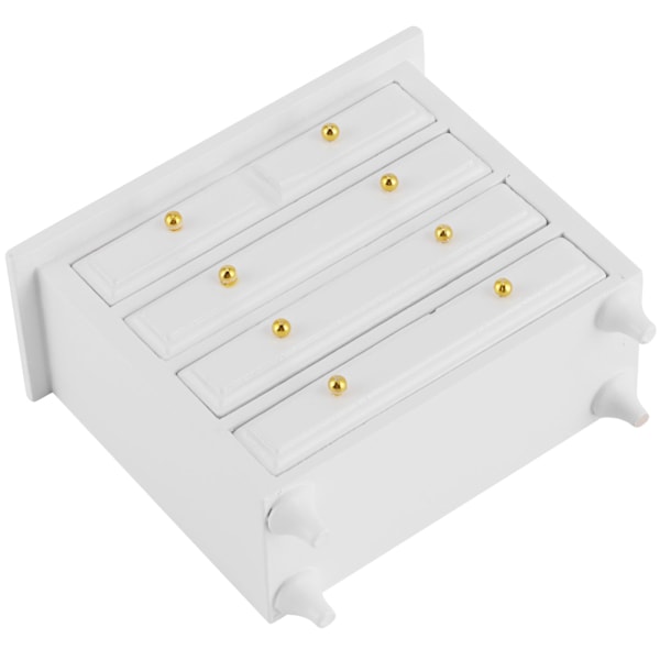 1/12 Dukkehus Mini Skuffe Skab Miniature Soveværelse Stue Møbler Dekor