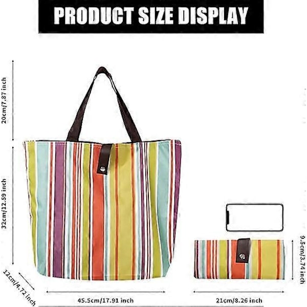 Genanvendelige indkøbsposer Foldbare indkøbsposer Vandtætte strandtasker, C Style