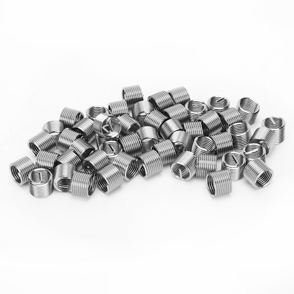 50 kpl kierreliittimet urospuoliset naaraspuoliset supistusmutterin korjaustyökalut ruostumattomasta teräksestä M8x1x1,5D