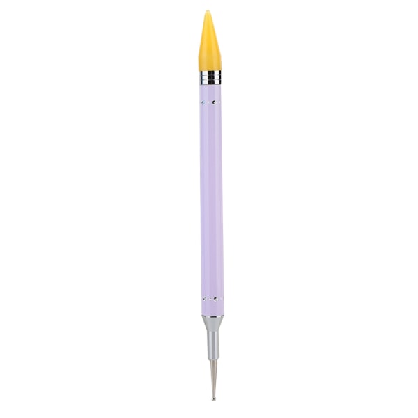 Dual Ended Nail Dotting Tegning Maling Pen Candy Color Nail Wax Stone Picker Manikyr Lilla