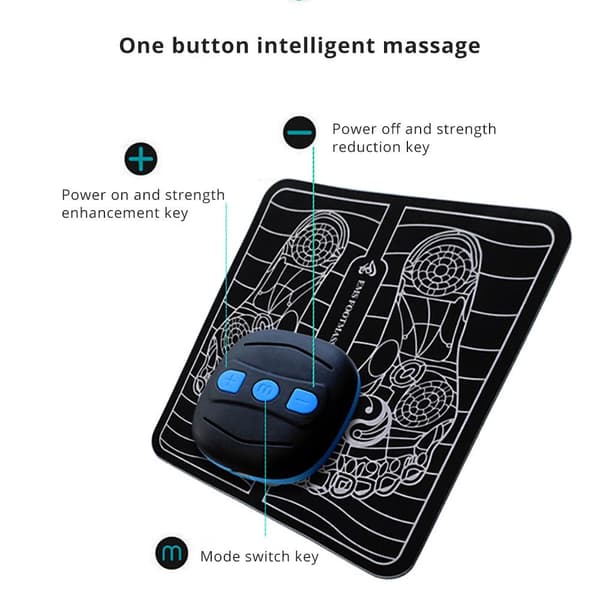 Massage Madras Fødder Slankemåtte Elektriske Massageapparater USB LCD Genopladelig