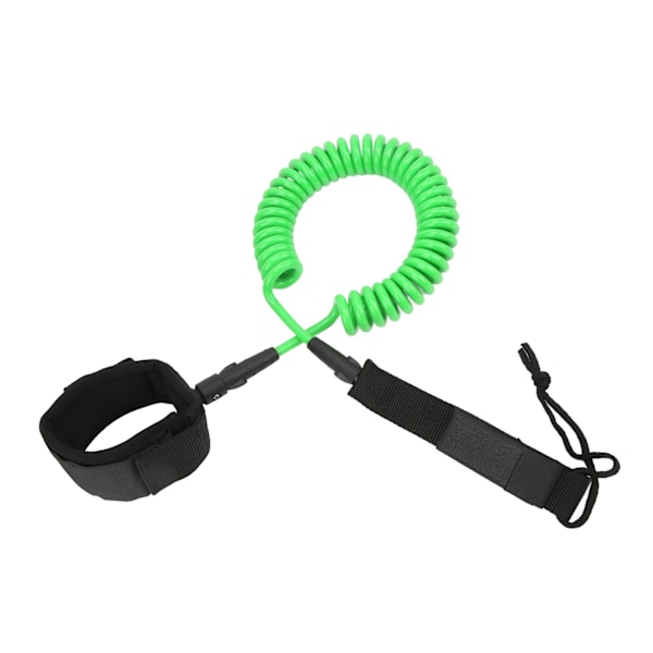 Surfboard Leash 10in Justerbar Ankelstrop Design Havvand TPU Rustfrit Stål Hardware Paddle Board LeashGrøn