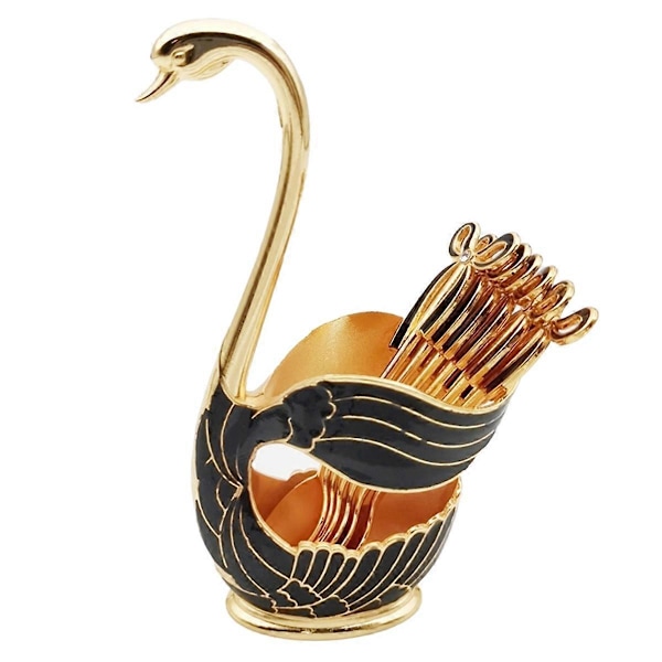 Elegant Kaffe- och Dessertskedset i Svanstil A