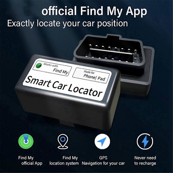 Mini Tracker för Bil OBD2 GPS-lokalisator med Hitta min-app