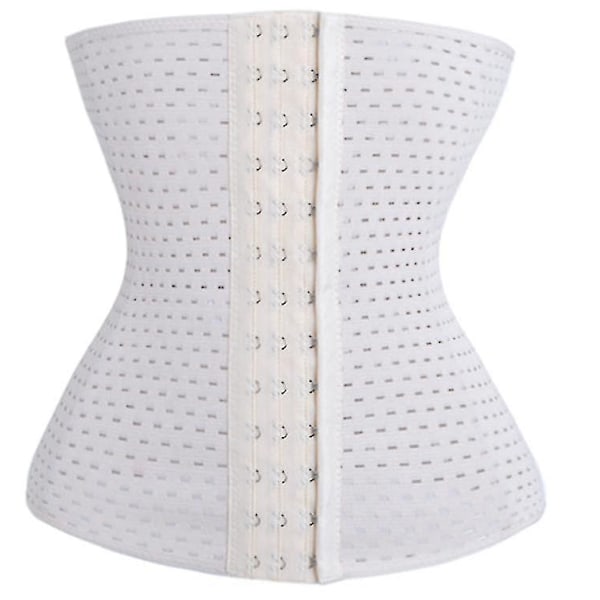 Form og form din krop med vores åndbare Waist Cincher Shapewear 4XL Hvid