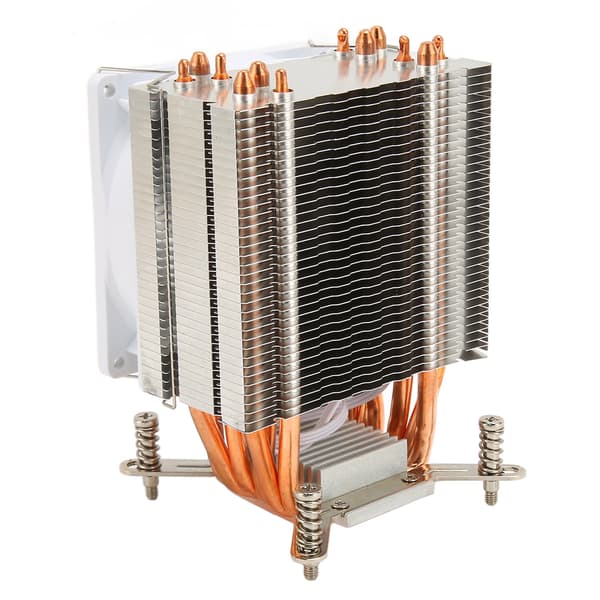 CPU Luftkøler 6 Varmerør 3pin 12VDC 48CFM 22dB Hydraulisk Leje CPU Køleventilator til 2011 Bundkort med Bagplade