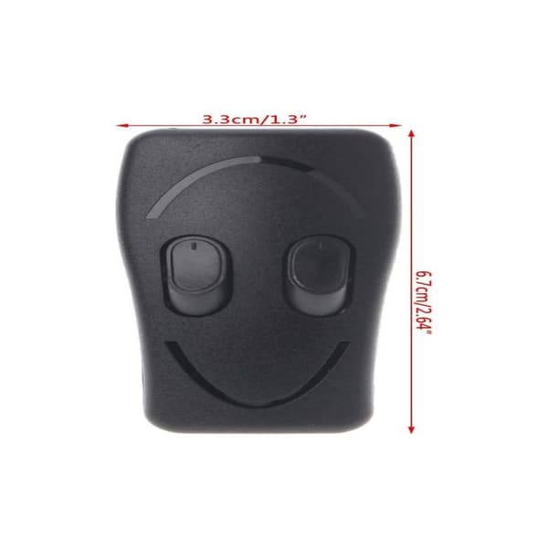 Double Lamp Control Switch Two-Way Push Button Switch CE Floor Lamp Table Lamp Black