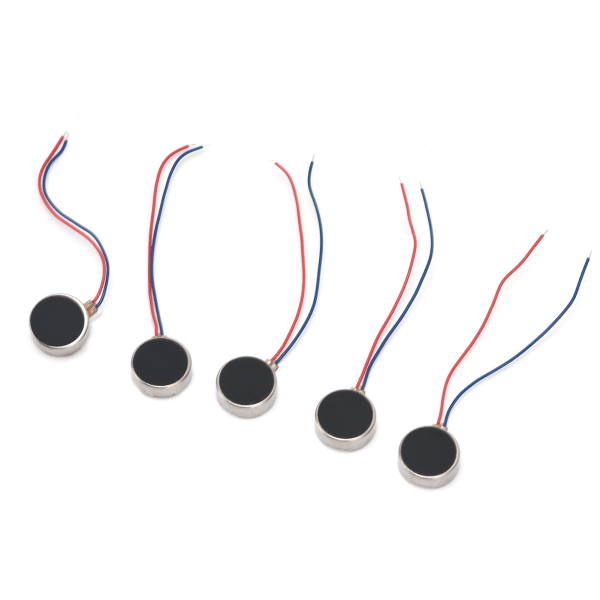 Mini Vibrationsmotor Liten Storlek Lätt Låg Brus Platt Knapp Typ Mikro Motor 3V