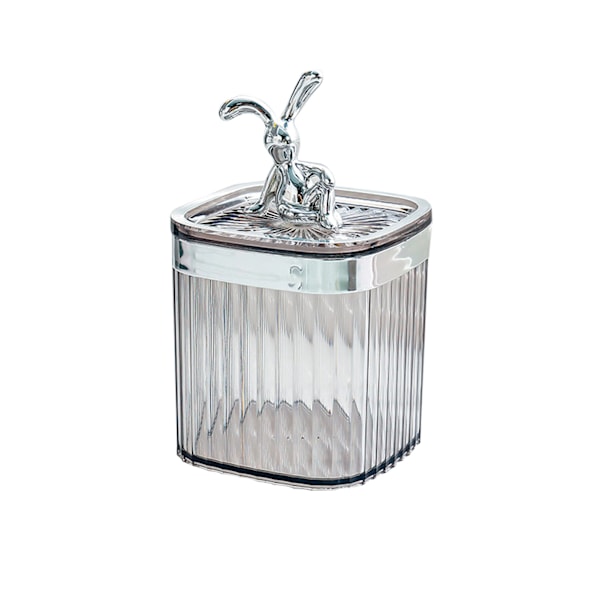 Toothpick Holder Large Capacity Fashion Look Toothpick Container Storage Box Jar for Home Restaurant Smoky Gray