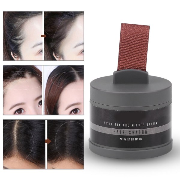 Hairline Shadow Powder Hair Repair Powder Highlighter Bronzer Instant Hair Cover #1