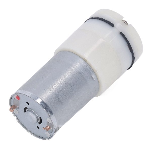 Mikroluftpump Elektrisk pneumatisk membran Vakuum Mekanisk transmission 1 Port 370 Vit DC12V