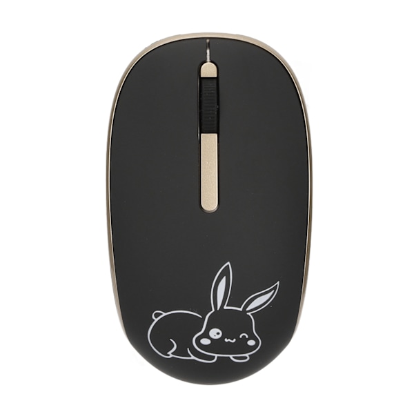Trådløs Type C mus 1200DPI Mute Button USB Dual Receiver USB C Mus med sødt kaninmønster til Business Office