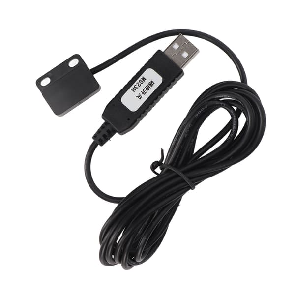 USB Magnetisk Sensorbryter Tilpassbar Svart ABS Bredt Kompatibel USB-Tastaturbryterkabel for Skriverovervåking