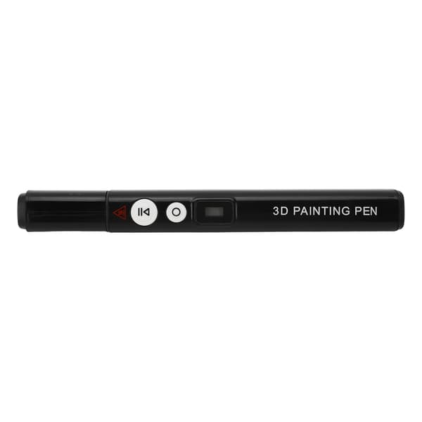 Smart højtemperatur 3D-printpen Ergonomisk LCD-skærm 3D-printpen til PLA ABS Sort