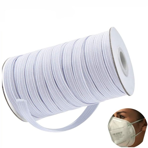 0,3/0,5/0,7 cm elastiskt band gummiband platt dragsko syband