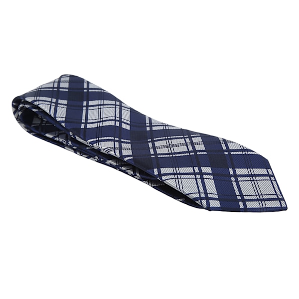 PlaidMen-solmio, klassinen tyyli, polyesterilanka, design, business-solmio häihin, juhliin ja liiketoimintaan