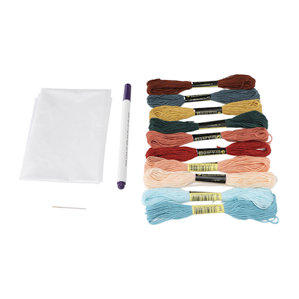 Broderigarn Kit 10 Ljusa Färger God Seghet Används Lätt Broderigarn för Armband Tofsar DIY
