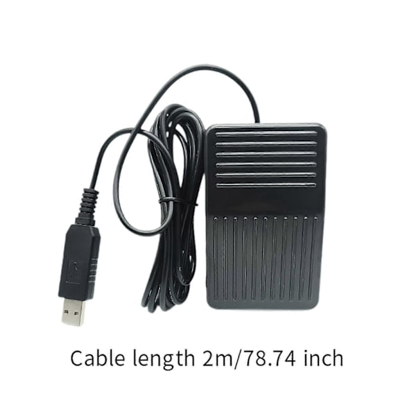 USB Fodkontakt Opgraderet Tastatur PC Spil Fodpedal til Spil Video Computer--