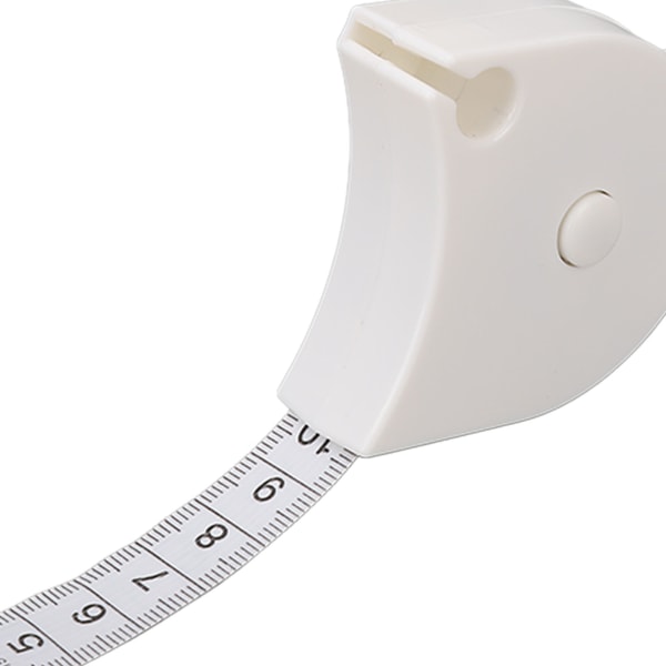 2-pack kroppsmåttband 60 tums tryckknapp Indrag låsstift Automatisk teleskopmåttband för sömnad