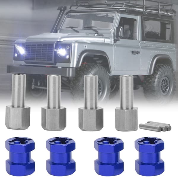 RC Förlängningshjul Hex Nav Drivadapter Passar D90 AX10 CC01 SCX10 F350 Blå