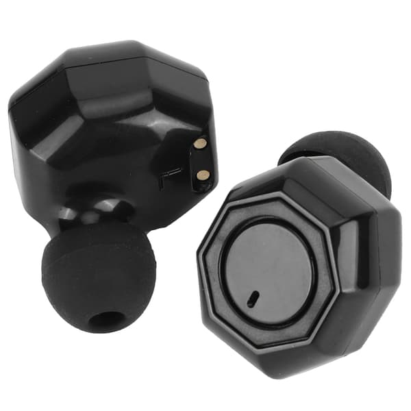 Binaurala Bluetooth-hörlurar Bärbart Bluetooth-headset Hörlurar för körning Svart
