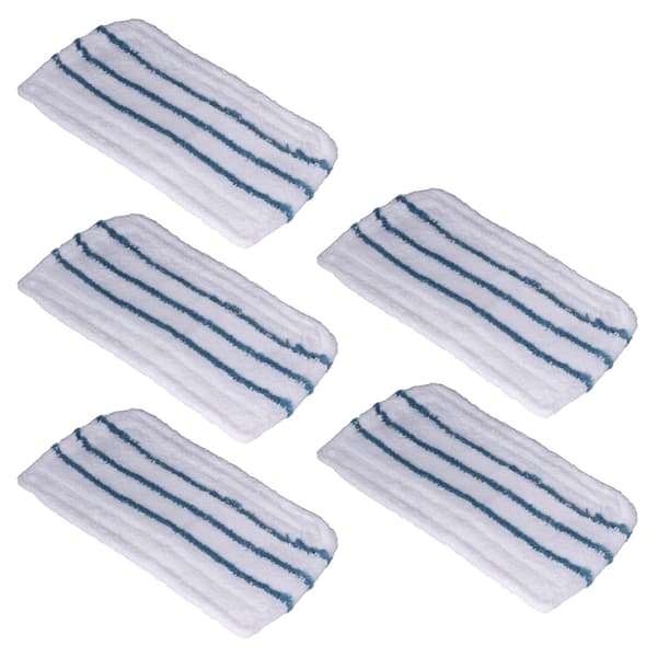 5 STK Vaskbare Fiber Moppepuder Udskiftning Dampmoppe Tilbehør Passer til FSM1610/1630