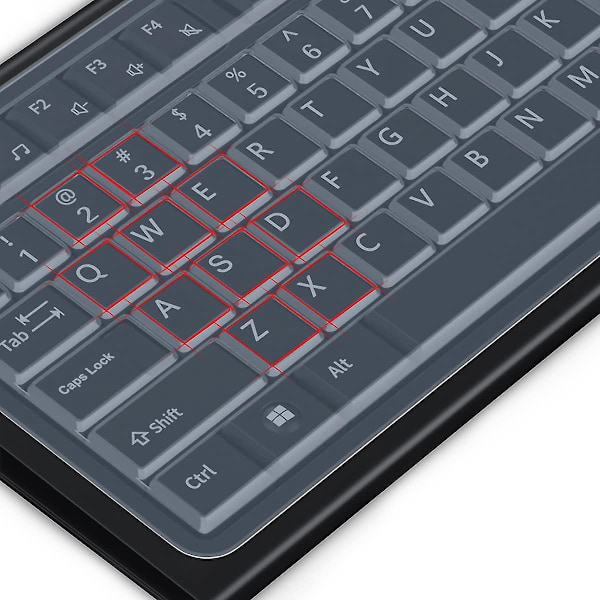 Transparent Anti-støv Tastaturdækning Genanvendelig Vandafvisende til Standard Desktop-taster
