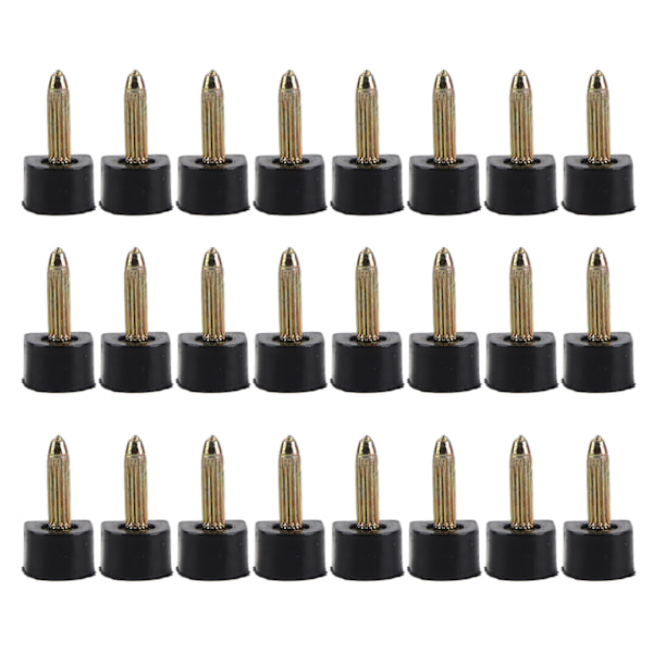 24 stk udskiftningstips til højhælede skridsikre sko Reparation Hældyvler (9 * 9 mm)