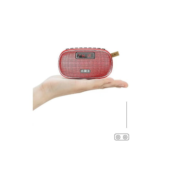 W23 Portabel Radio Walkman Kort USB Multi - Funktion Digitalt Valsångsval Bluetooth Högtalare Svart