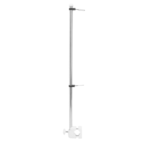 Marine Flagstang 21in Høj Rustfrit Stål 22.2mm Til 25.4mm Skinnemontering Båd Flagstang Til Yacht Bil RV