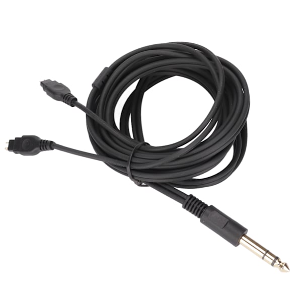 Kuulokkeiden kaapeli hapeton kuparimateriaali Pieni siirtohäviö 6,35 mm/0,3 tuuman musta kuulokkeiden johto HD660S HD650