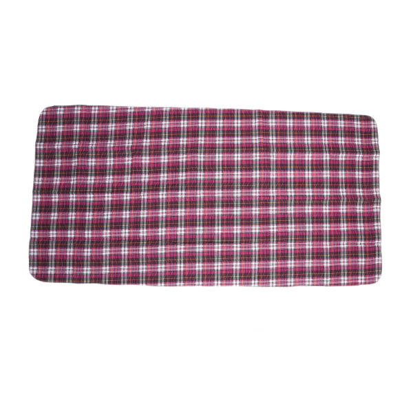 Inkontinensunderlägg Lila Pläd Tvättbar Återanvändbar Sjukhusunderlägg med kraftig absorption för hemsjukhus inomhus 23,62x35,43in