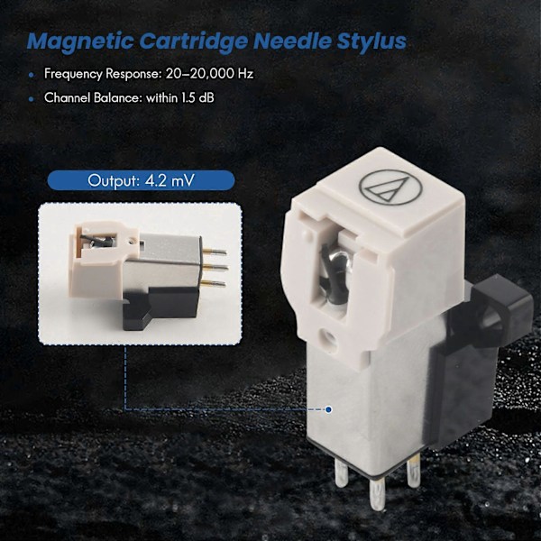 Dynamisk magnetisk nål AT-3600L för