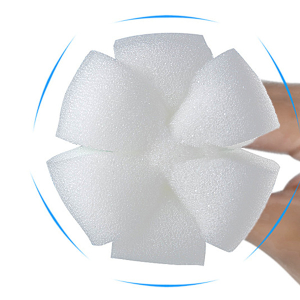 Lang håndtert svampflaskebørste 360° Rengjøring Elastisk Fleksibel Hengehull Design Myk Svamp Flaskerengjøringsbørste Blå