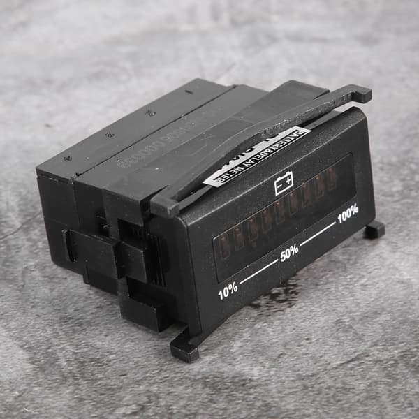 Batterikapacitetsindikator 10 Dele LED Bar Display til Golfvogne Motorcykel