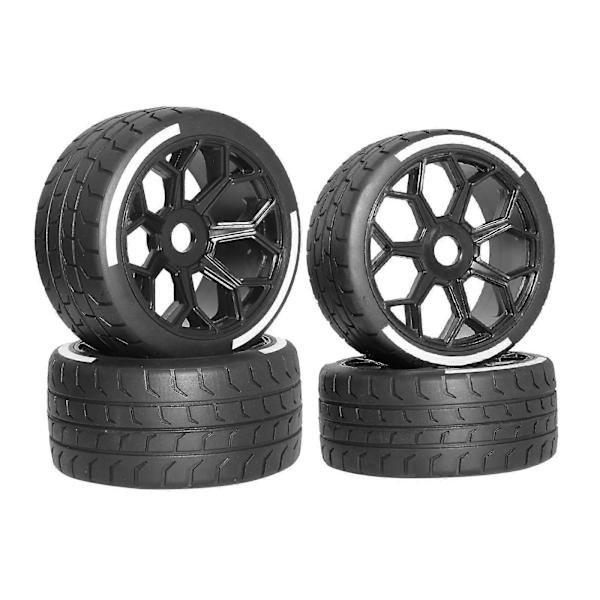 4 kpl 1/7 RC-auton renkaat, modifikaatio, DIY-navat, pyörät, kuorma-auto, tela-alusta