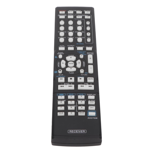 AV-mottaker fjernkontroll kompatibel for Pioneer VSX 423 K AXD7517 AXD7621 AXD7536 AXD7501 AV-mottaker