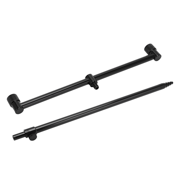 Fiske Stang Pod Sett Aluminiumlegering Bærbar Holdbar Korrosjonsbestandig Lett Fiske Stang Bank Stick30cm Buzz Bars og 45.5cm Bank Stick