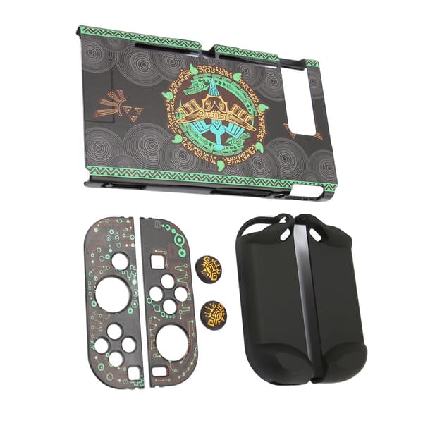 Beskyttende etui med greb, tommelfingergreb, omfattende beskyttelse, glat overflade til Switch