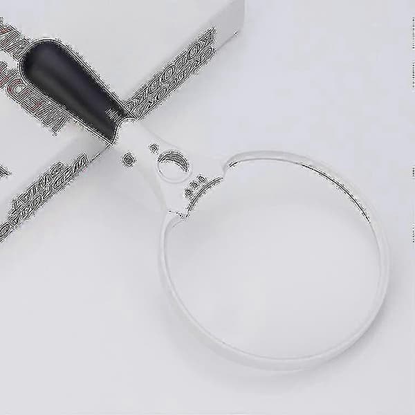 Large Magnifying Glass with LED Light - 2X 4X 25X Magnification Lenses - Best Giant Magnifier with Light for Reading, Exploration, Inspection