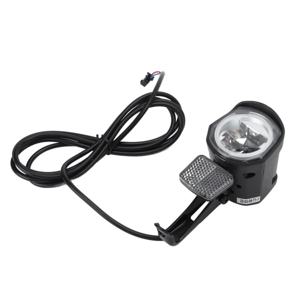 Elektrisk sykkellys foran DC12V til 72V LED-lys SM-plugg 2-piners holdbar ABS Ebike frontlykt for elektrisk sykkel