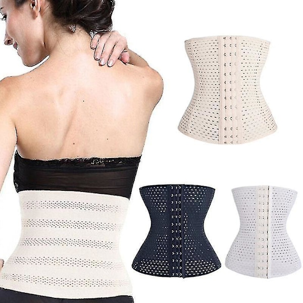 Sculpting Waist Cincher: Åndbar Shapewear til Kvinder XXXL Hvid