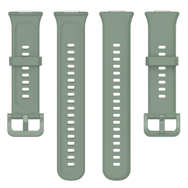 Smart Watch Replacement Band Grå Grön Smart Watch Mjuk silikonrem för FIT2
